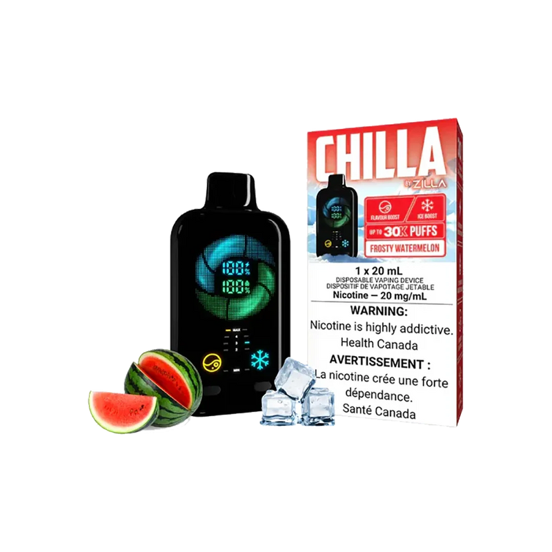 CHILLA by ZILLA 30K - Frosty Watermelon - 2%