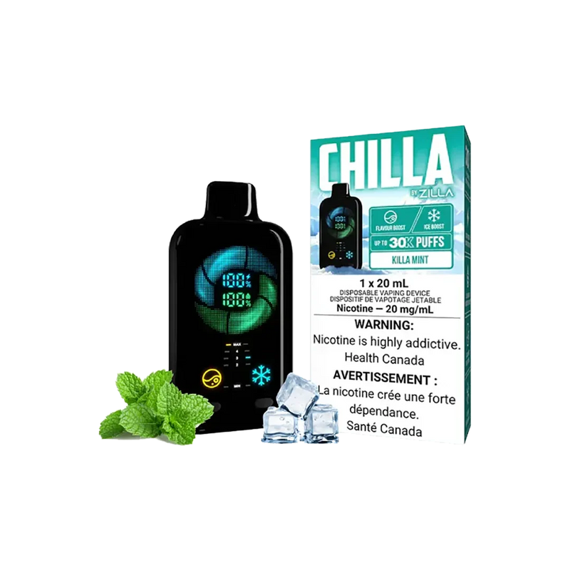 CHILLA by ZILLA 30K - Killa Mint - 2%