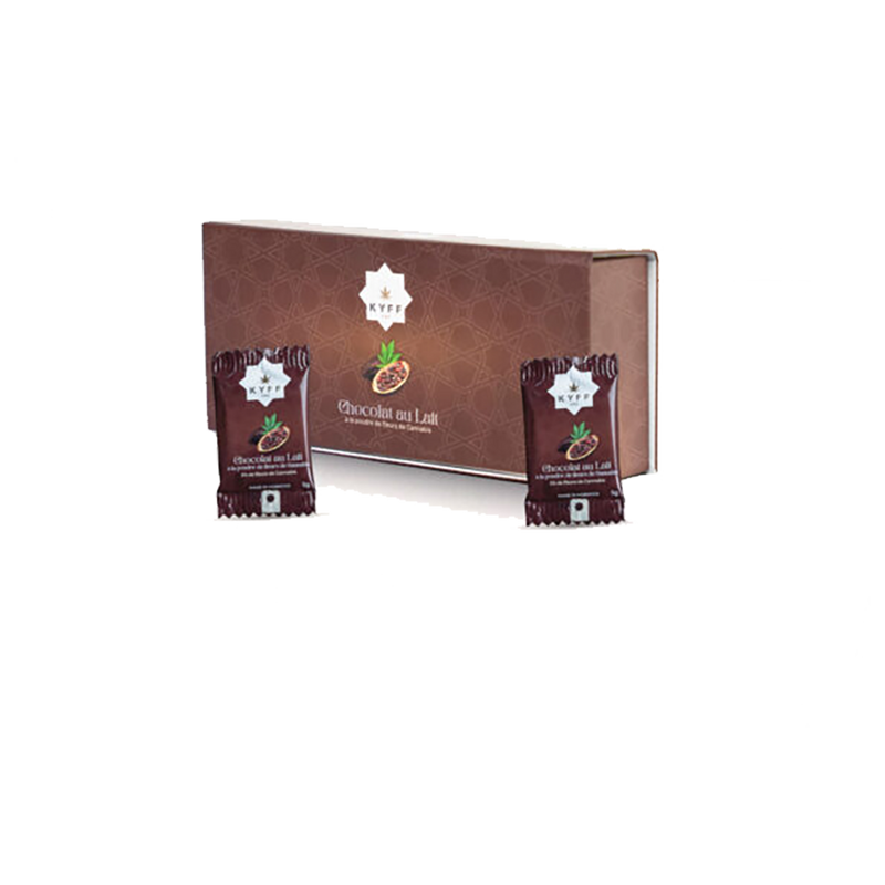 Chocolat au lait au CBD (1 pièce)