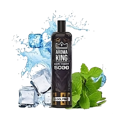 Dark Knight 5000 Puffs Cool Mint 0mg - Aroma King