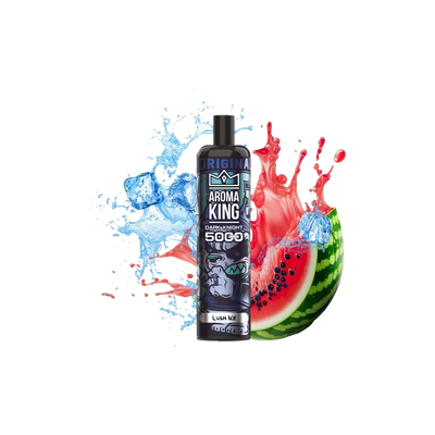 Dark Knight 5000 Puffs Lush Ice 0mg - Aroma King