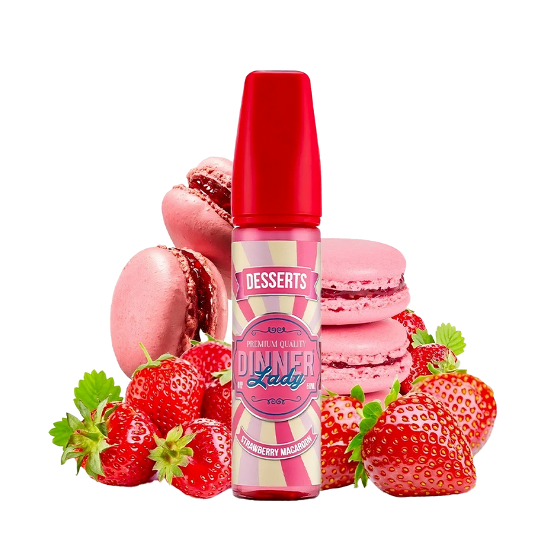 Dinner lady Strawberry Macaron 60ml
