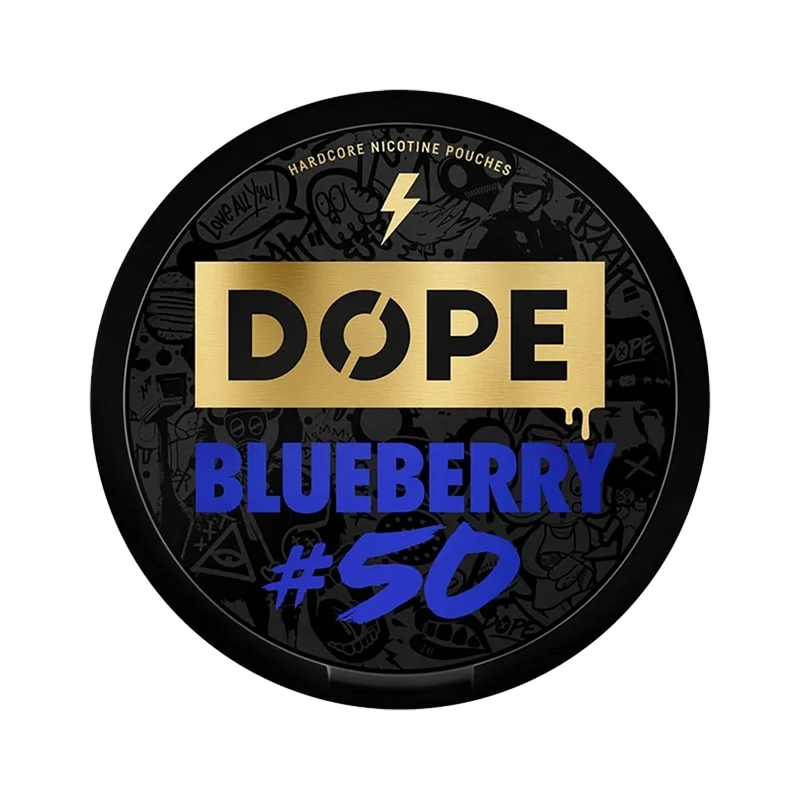 Dope - Nicotine pouche - Blueberry - 50mg/g