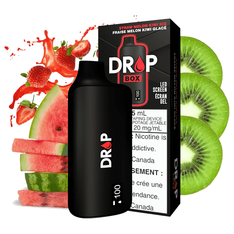 Drop Box 8500 - Strawmelon Kiwi Ice 2% - By Stlth