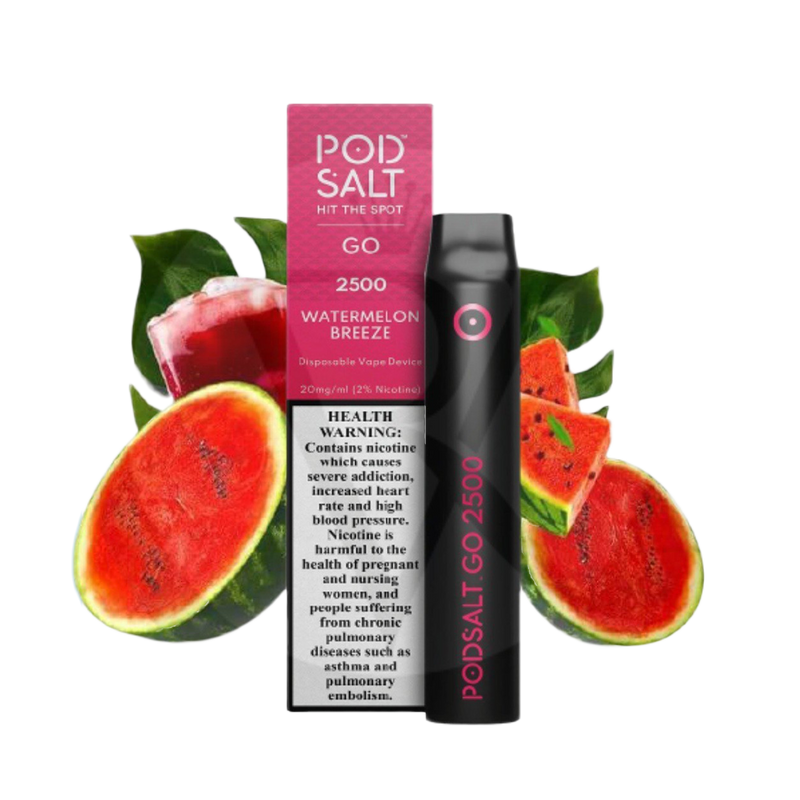 POD Salt 2500 puffs Watermelon Breeze 2%