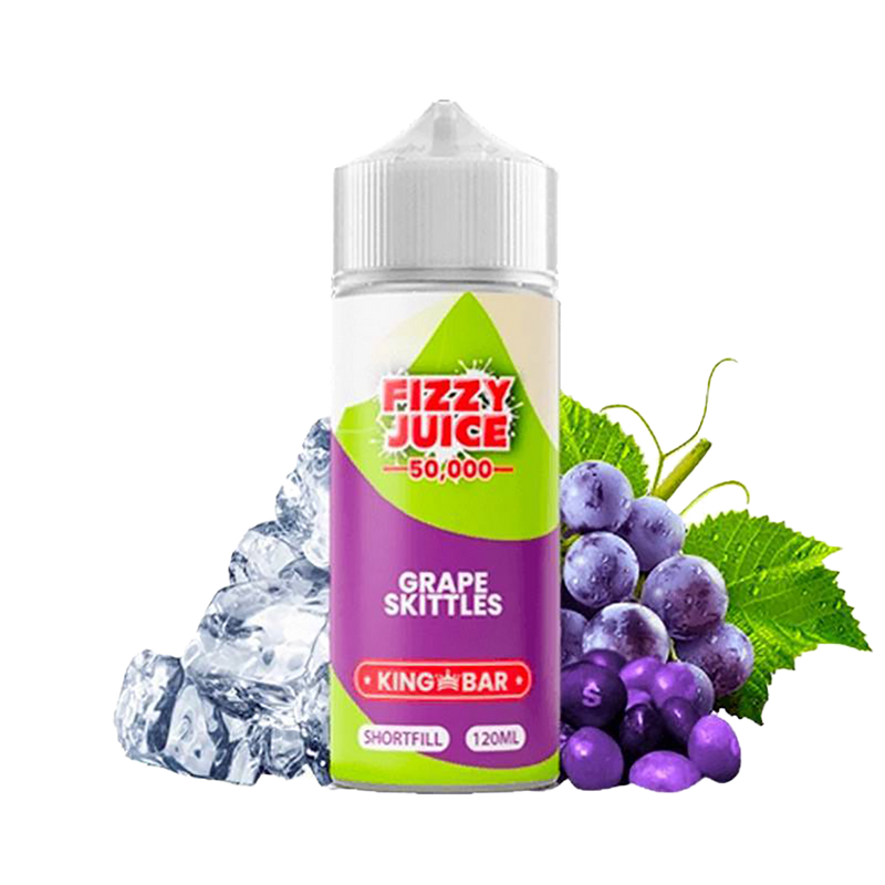 Fizzy Juice King Bar - Grape Skittles - 120ml