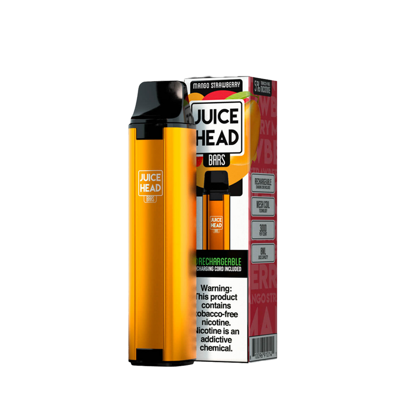 JUICE HEAD BARS 3000 Taffs Mango Strawberry Freeze E-Cigarette Jetable