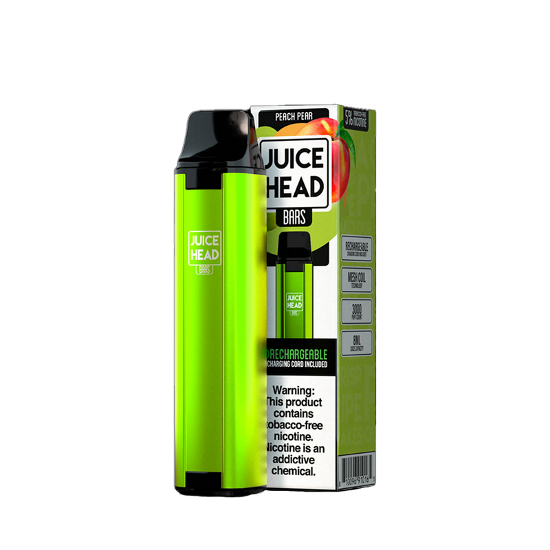 JUICE HEAD BARS 3000 Taffs Peach Pear E-Cigarette Jetable