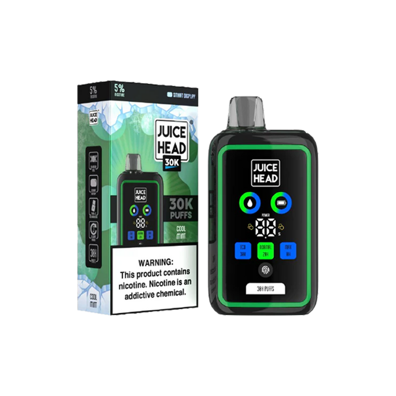 JUICE HEAD 30K Puffs - Cool Mint - 5%