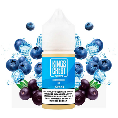 Blueberry Acai Ice 30 ml Salt E-Liquide by Kings Crest