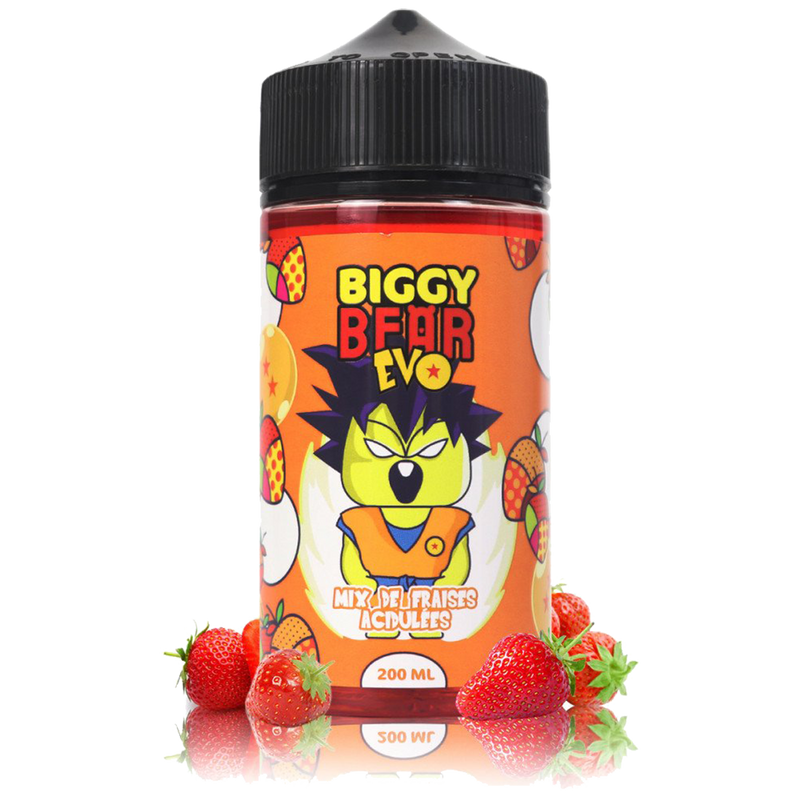 Mix de Fraises Acidulées Evo - Biggy Bear - 200ml