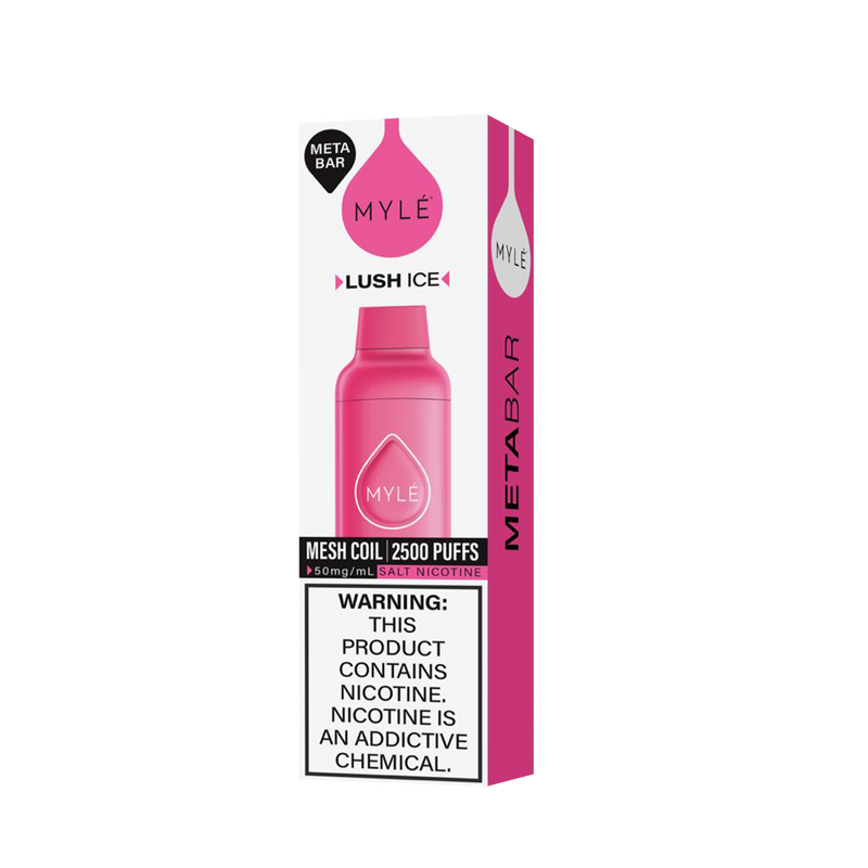 Myle Meta Bar - Lush Ice - 2500 Taffs 5%