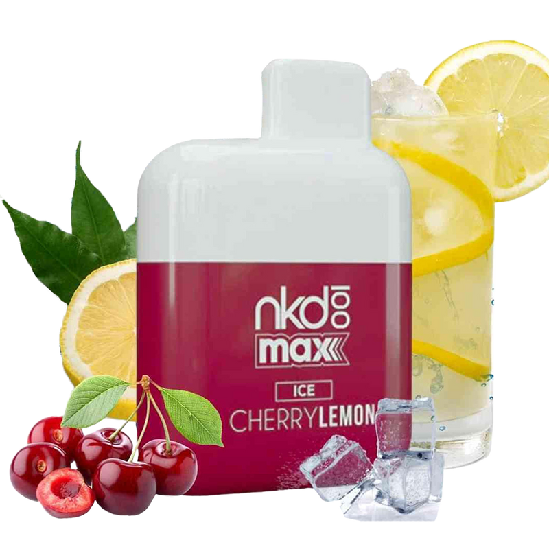 NKD 100 Max 4500 Tafs - CHERRY LEMON (ice)- E-cigarette Jetable 5%