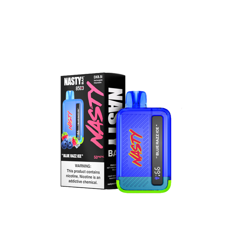 Nasty 8.5K - BLUE RAZZ ICE 8500 puffs 2% / 5%