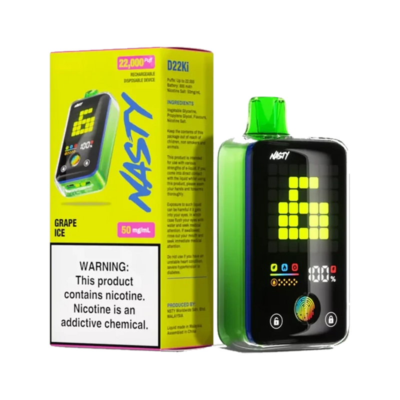 Nasty D22Ki – Grape Ice 50 mg