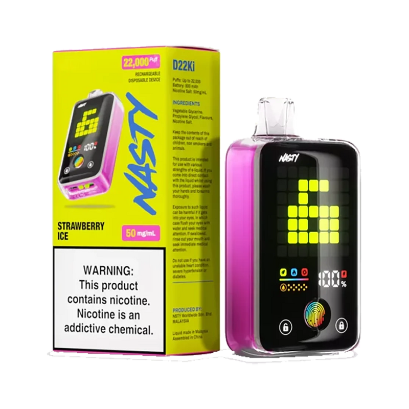 Nasty D22Ki – Strawberry Ice 50 mg