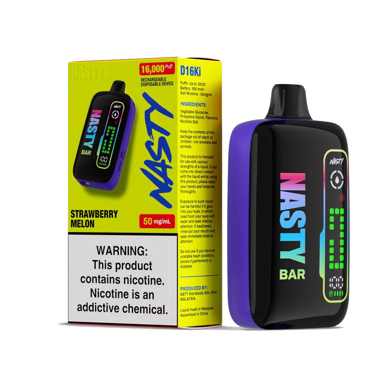 Nasty D16ki - Strawberry Melon - 16K Taffs 5%