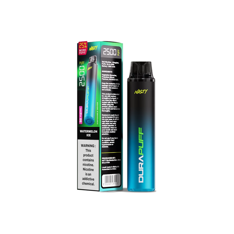 Nasty DuraPuff 2500 Strong - Watermelon Ice - 50mg