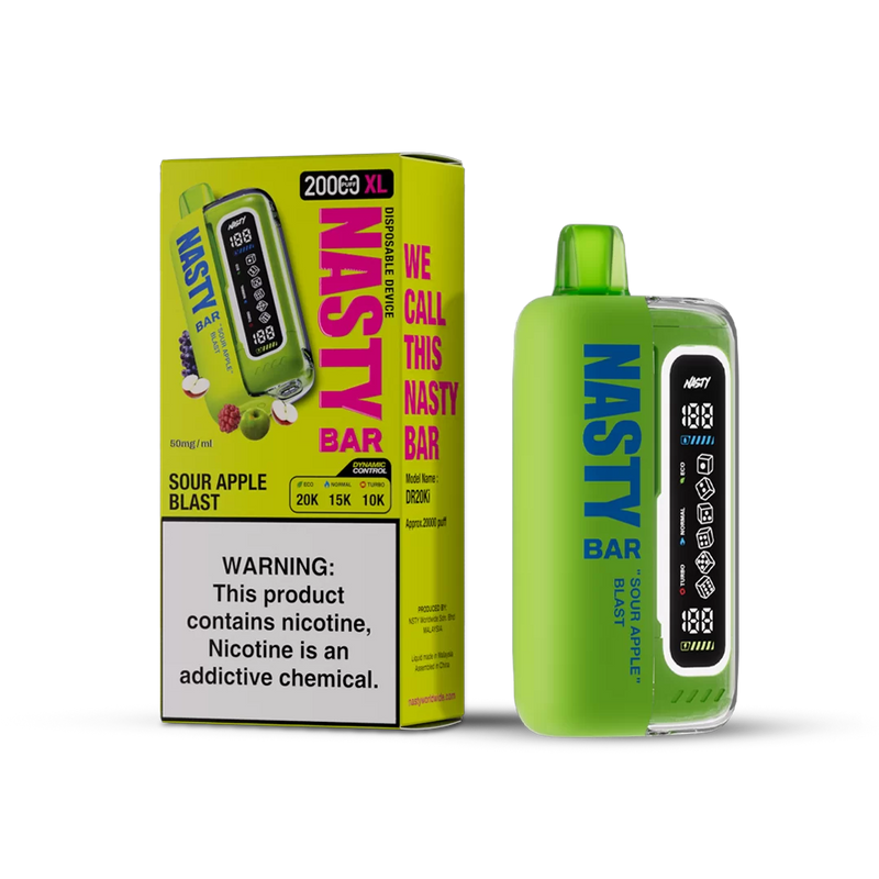 Nasty XL Turbo 20K - Sour Apple Blast - 5%