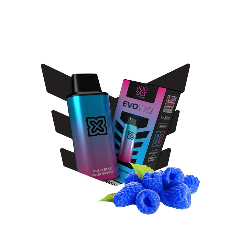 POD SALT - EVOLVE POD 5000 Taffs - Nexus Sour Blue Raspberry