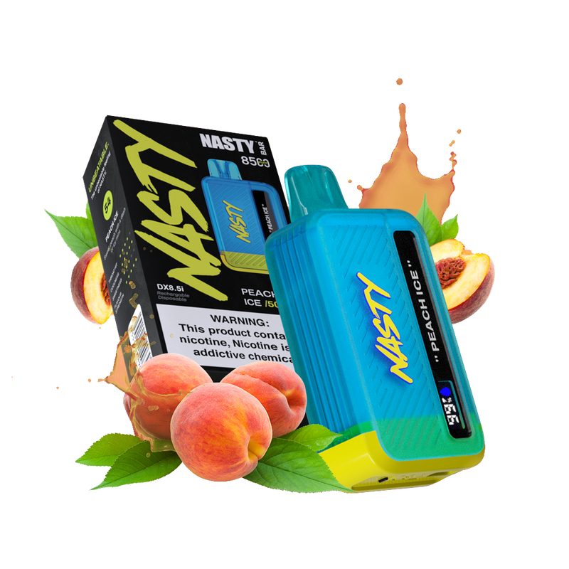 Nasty 8.5K - PEACH ICE 8500 puffs 2% / 5%