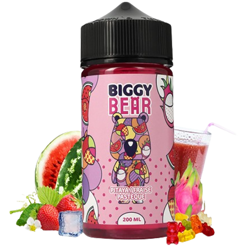 Pitaya Fraise Pastèque - Biggy Bear - 200ml