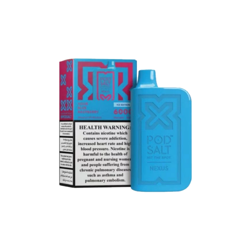 Pod Salt Nexus 6000 - Sour Blue Raspberry 5%