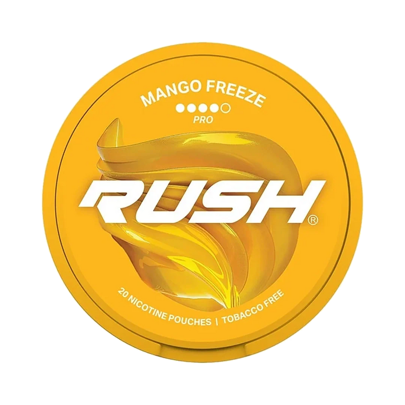 Rush Pro Nicotine Pouches - Mango Freeze - 11.2mg/pouch