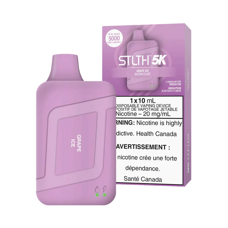 STLTH 5K - Grape Ice 5%