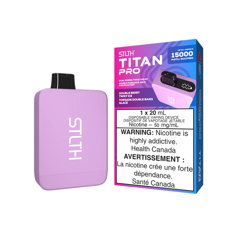 STLTH TITAN PRO 15K - Double berry twist ice