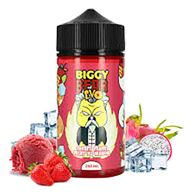 Sorbet Fraise Fruit du Dragon - Biggy Bear - 200ml