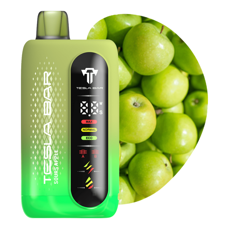 Tesla Bar 23K - Sour Apple - 5%