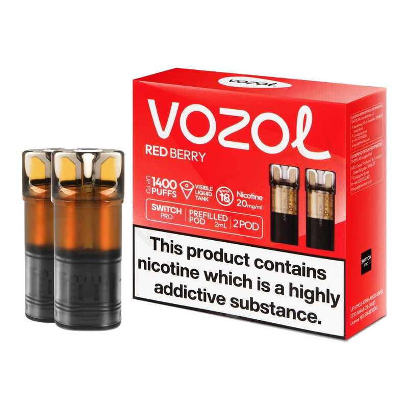VOZOL Switch 700 Pod - Red Berry