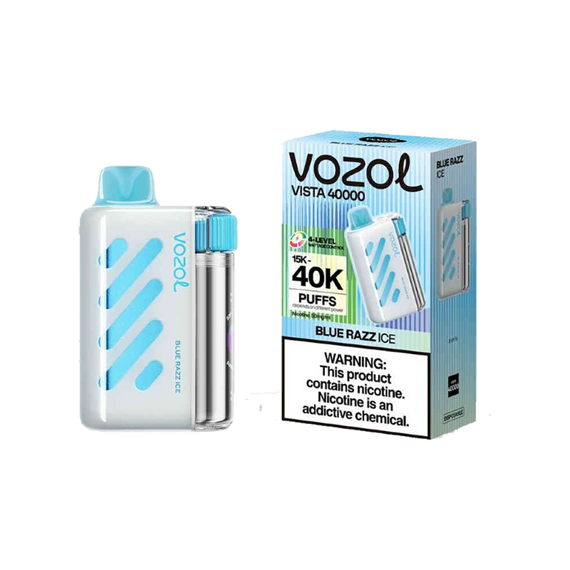 Vozol Vista 40K Puffs - Blue Razz Ice - 5%