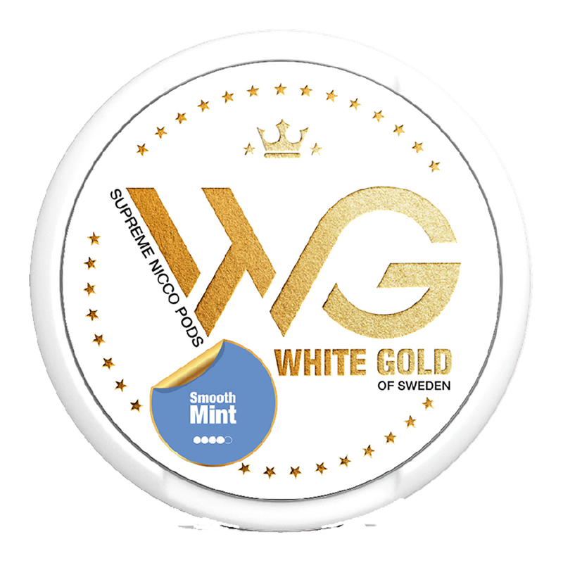 WHITE GOLD Snus - Smooth Mint Strong - 6 mg/pouch