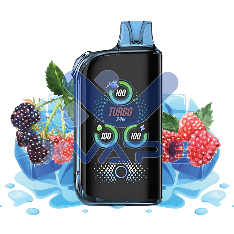 Waka Blast 45K Puffs - Blueberry Raspberry + Ice Mix - 5%
