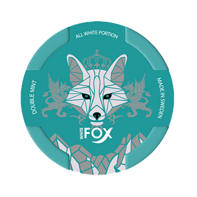 White Fox Snus - Double Mint - 12mg/pouch