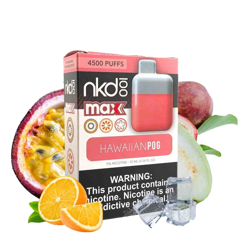 NKD 100 Max 4500 Tafs - HAWAIAN POG - E-cigarette Jetable 5%