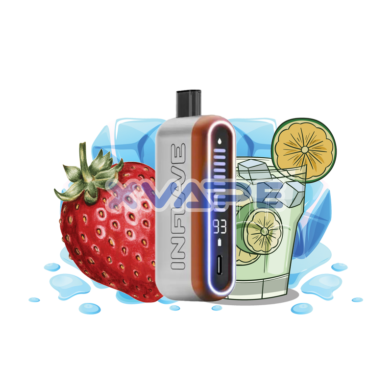 Inflave Onyx - Strawberry Mojito - 24K Puffs 5%