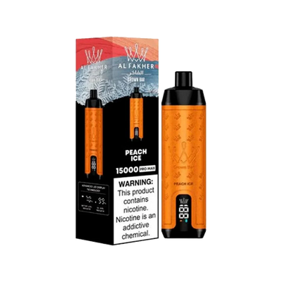 AL Fakher Crown Bar 15000 puffs Pro Max - Peach Ice - 5mg