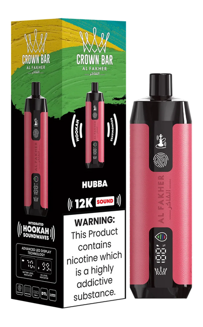 AL Fakher Crown Bar Sound 12000 puffs - Huba - 5mg