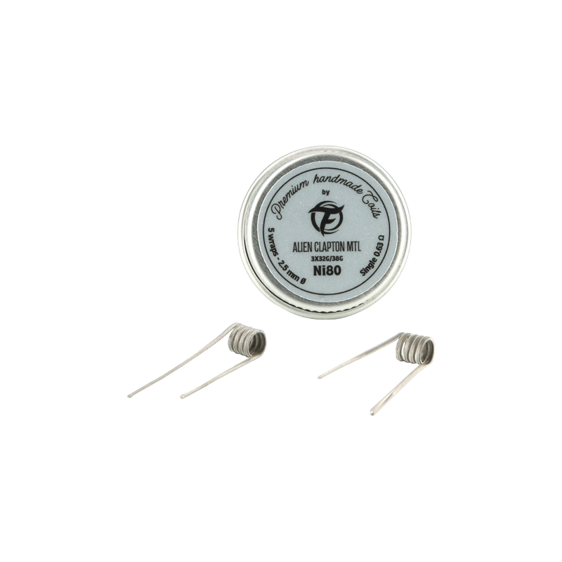 Alien Clapton MTL Ni80 0.63 Ohm Handmade Series - Fumytech - VapeMaroc
