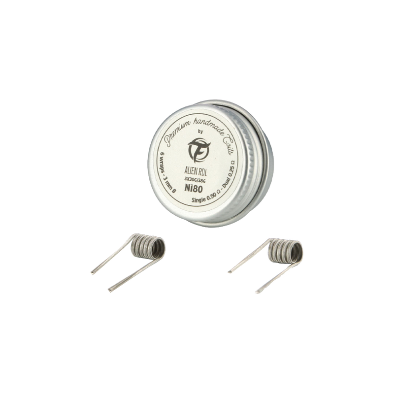 Alien RDL Ni80 0.50 Ohm Handmade Series - Fumytech - VapeMaroc