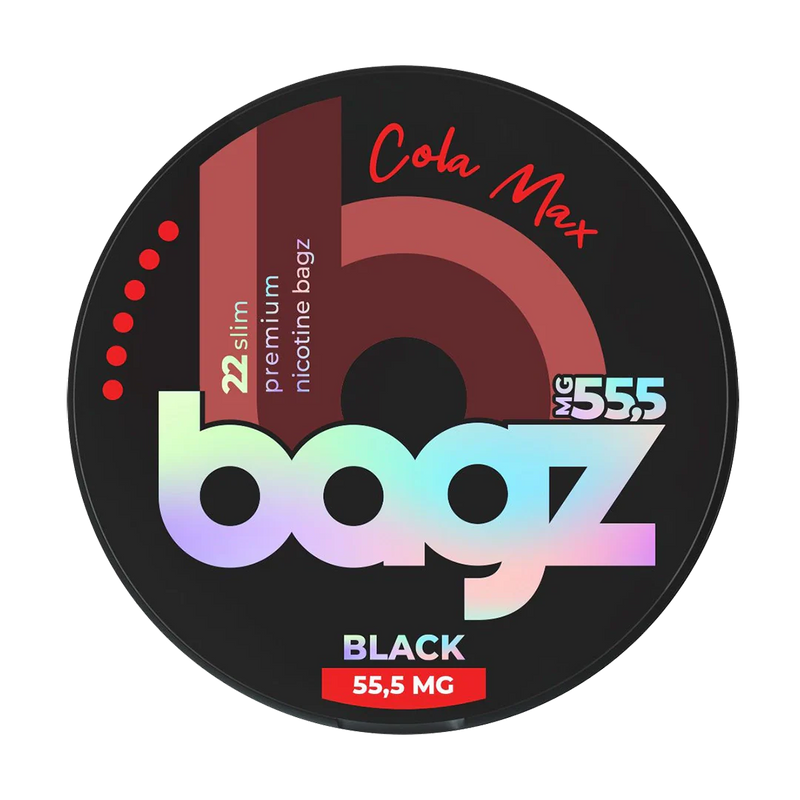 Bagz Nicotine Pouch - Cola Max - 55.5mg