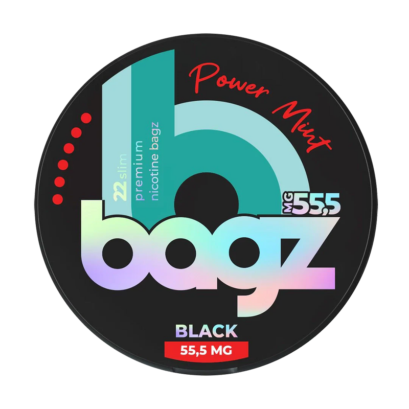 Bagz Nicotine Pouch - Power Mint - 55.5mg