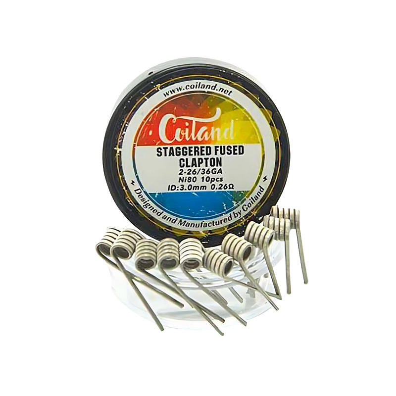 COILAND STAGGERED FUSED CLAPTON 0.26 - VapeMaroc