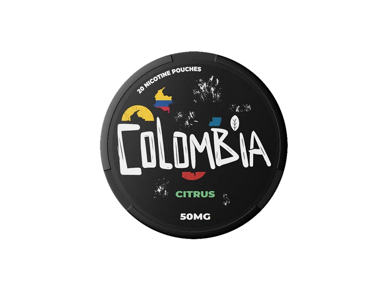 Colombia INTENSE Nicotine Pouches - Citrus - 50mg