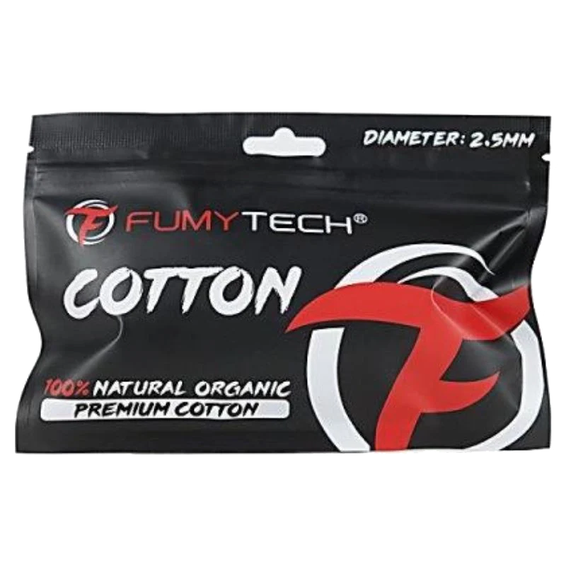 Coton Premium 100% Naturel Organique 2.5mm - Fumytech