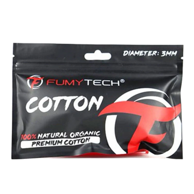 Coton Premium 100% Naturel Organique 3mm - Fumytech