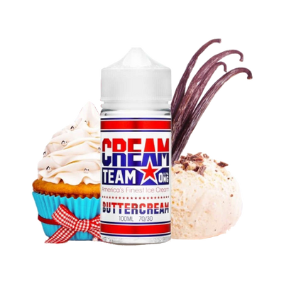 Cream Team Buttercream 120ml - Kings Crest
